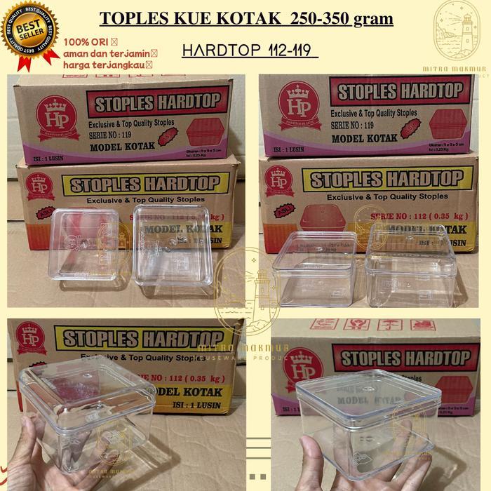 SALE!! TOPLES KUE KOTAK 250-350 GRAM TOPLES HARDTOP 112 - 119 TOPLES KUE KERING LEBARAN