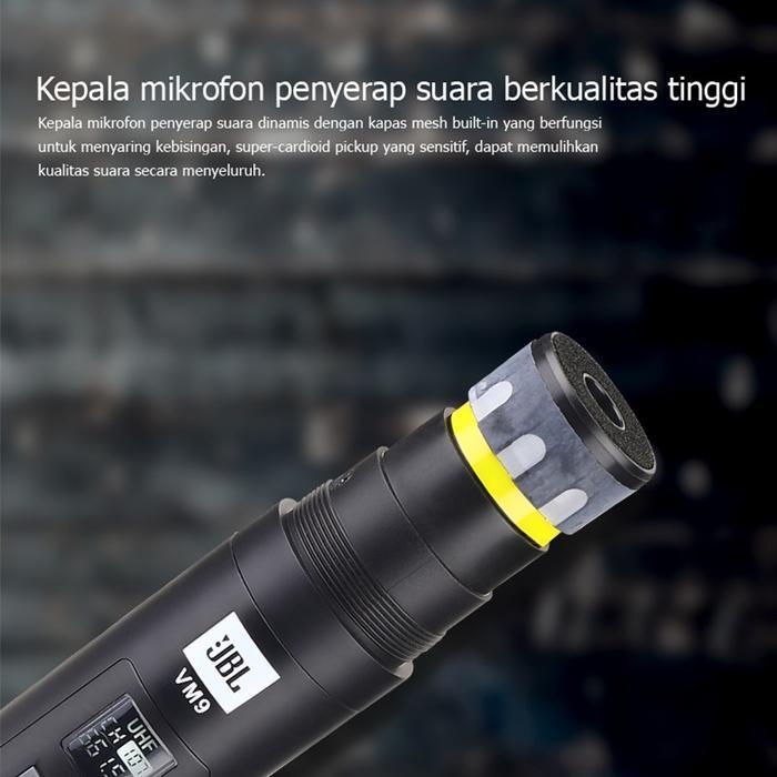 PROMO JBL/ORIGINAL VM9,MIK WIRELESS,MIK KARAOKE,MIC KARAOKE SUARA JERNIH,MIC WIRELESS,MIC