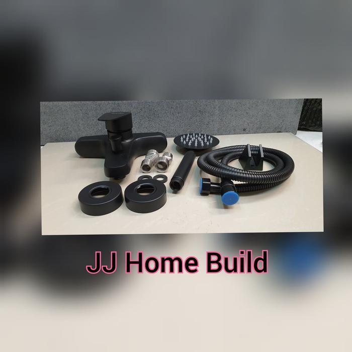 Kran Shower Panas Dingin Hitam