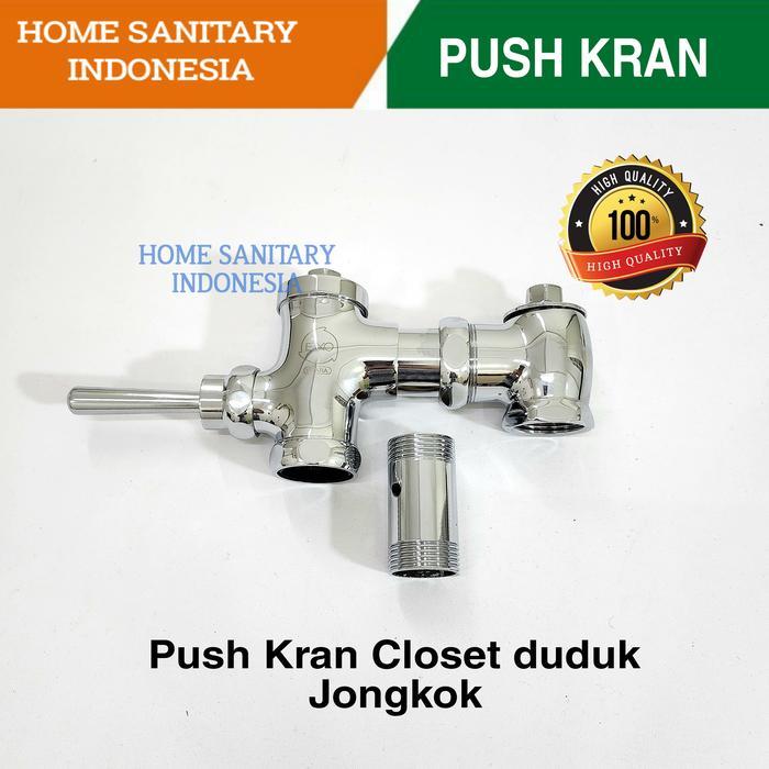 Flush Valve Push Kran Stop Kloset Duduk Jongkok Urinal