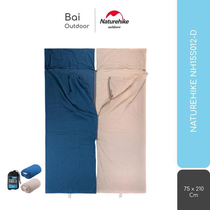 SLEEPING BAG LINER NATUREHIKE NH15S012-D KANTONG TIDUR CAMPING