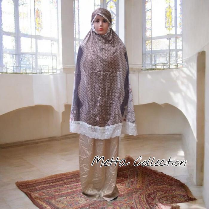 MUKENA ARMANII SILK SATIN PRINT / MOTIF ANAK KIDS PREMIUM 5 - 10 TAHUN