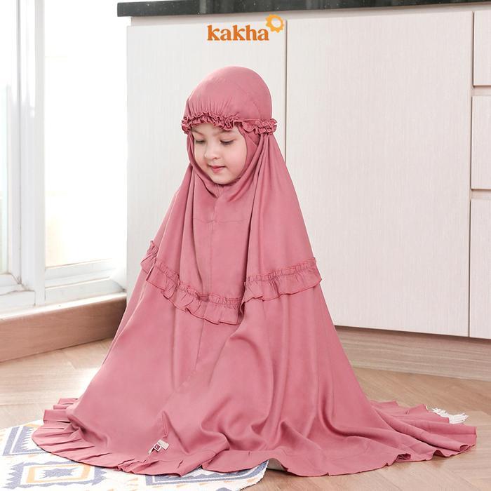 KAKHA - MUKENA POLOS (PINK SALEM) / MUKENA ANAK (1-6 TAHUN) / MUKENA BALITA