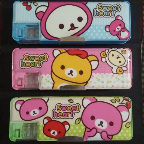 Stok Baru Tempat pensil magnet 2 sisi sweet heart C