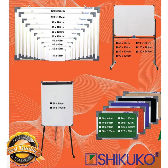 PAPAN TULIS BESAR WHITEBOARD STANDING 120 X 240
