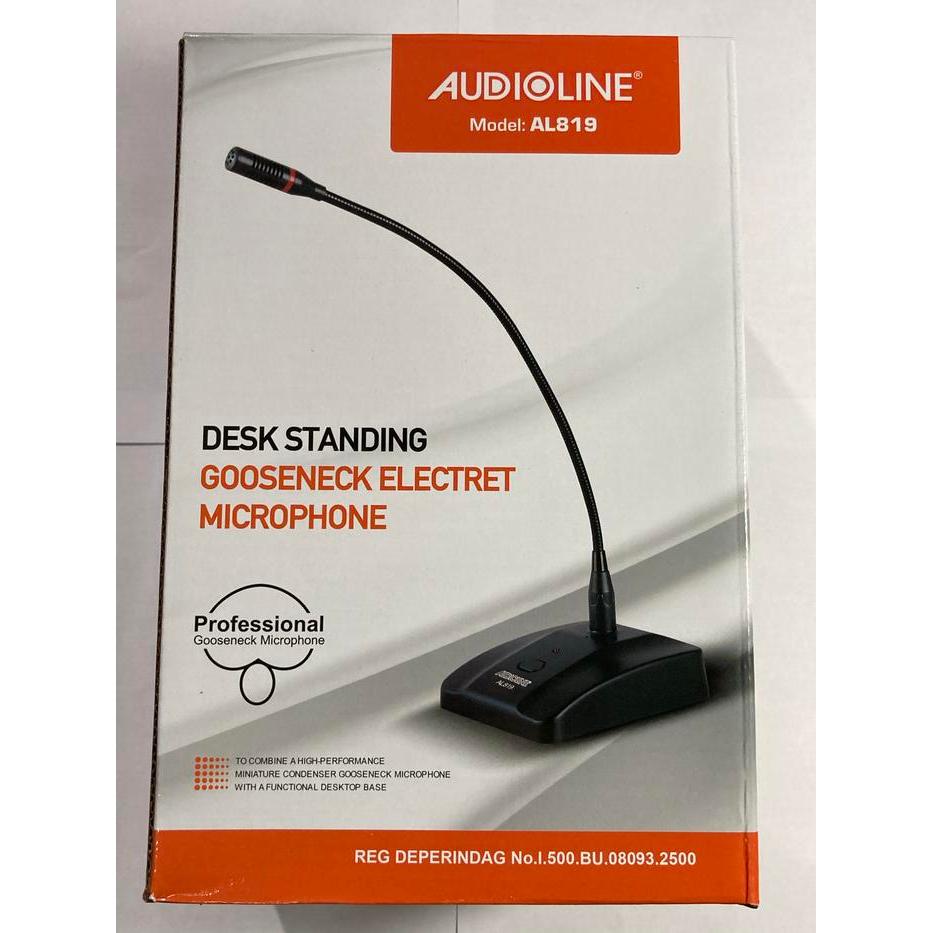 MIC CONDENSOR AUDIOLINE AL819 MIC MIMBAR PODIUM