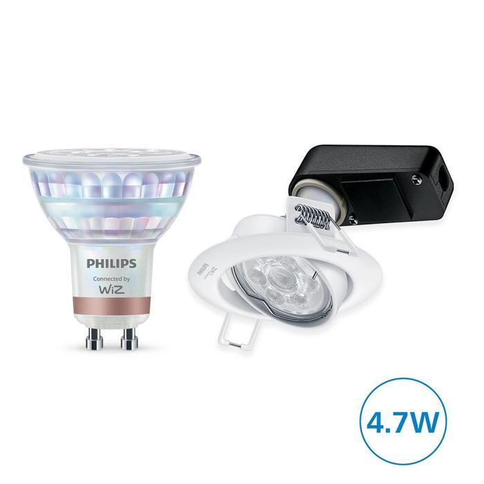 Philips Lampu Spotlight Smart Wifi LED MR16 4.7W GU10 Bluetooth Color RGB GU10 dengan fitting dan