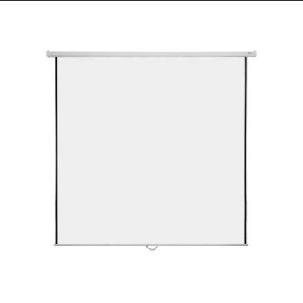 Layar Proyektor Manual 150 Inch Ukuran 3M X 2M Format 4:3 Manual Gantung Tarik Ke Atas Ke Bawah Co