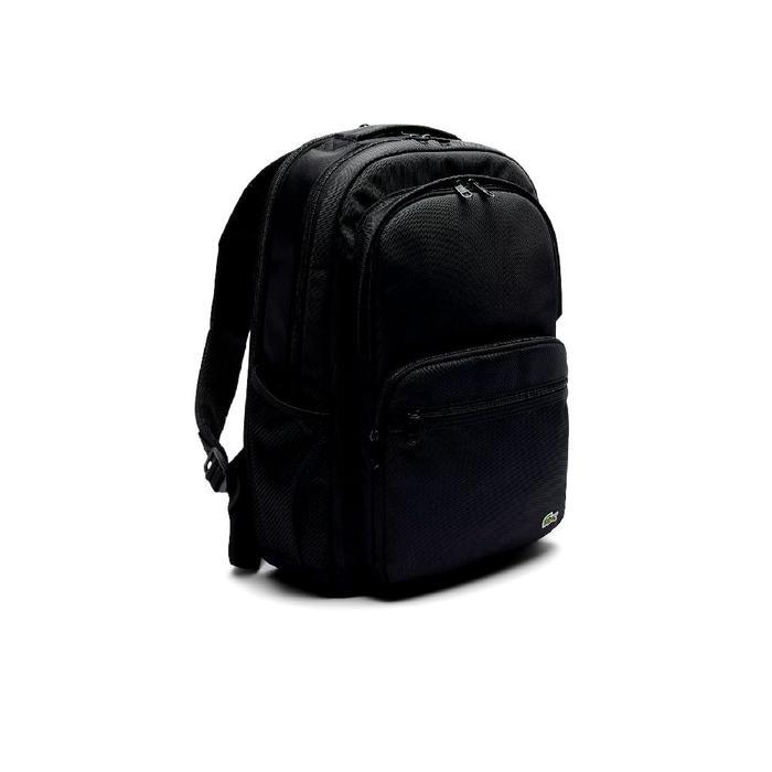 Lacoste Men'S Technicity Laptop Backpack 15 Inch Tas Ransel Pria - Black Co