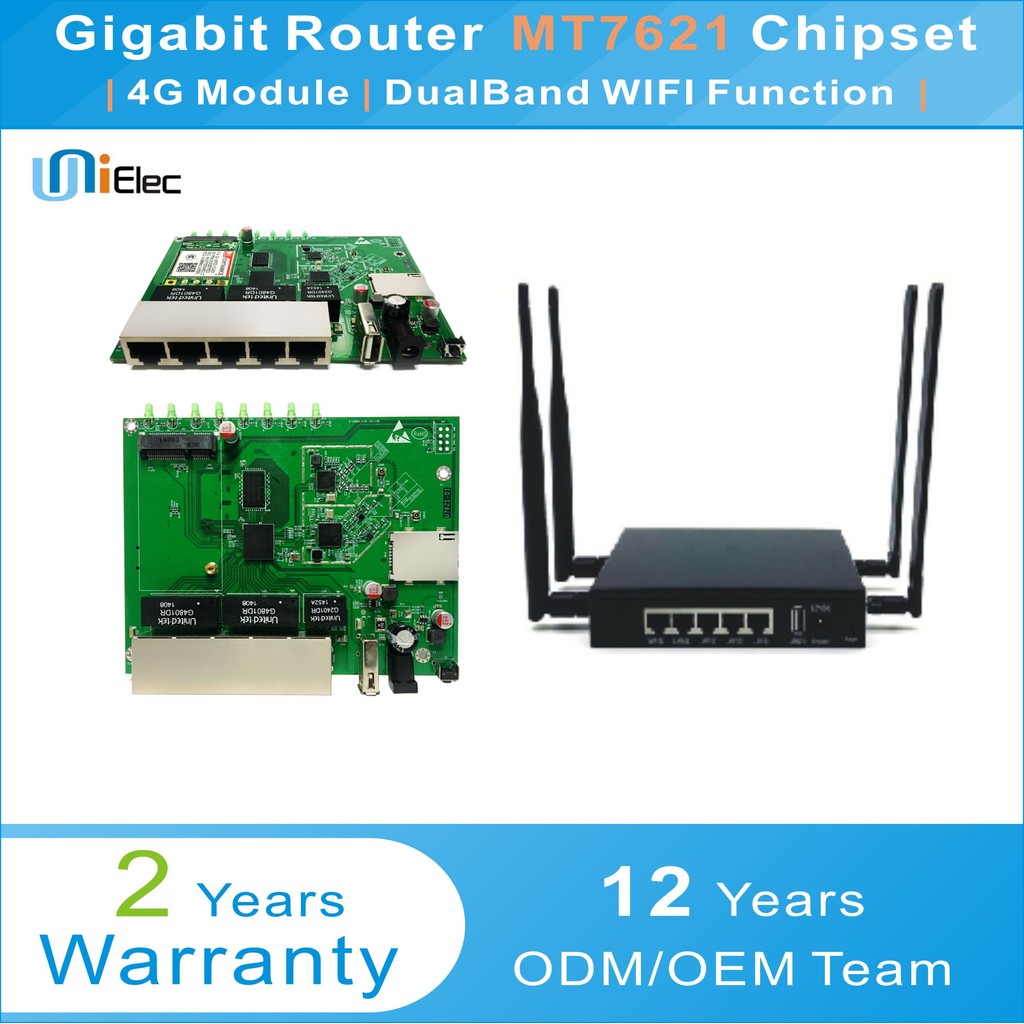 MTK MT7621 Enterprise Wireless Dual band WIFI Router LTE 4G OpenWrt Gigabit MT7621A chipset Sim Card