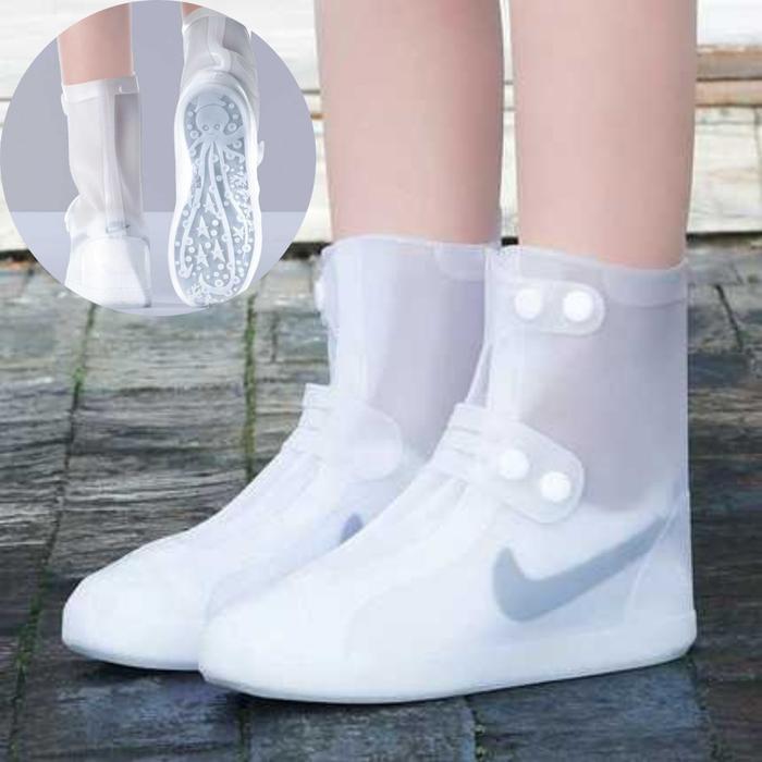 Rain Cover Sepatu Bungkus Jas Hujan Pelindung Kaki Sepatu Anti Basah