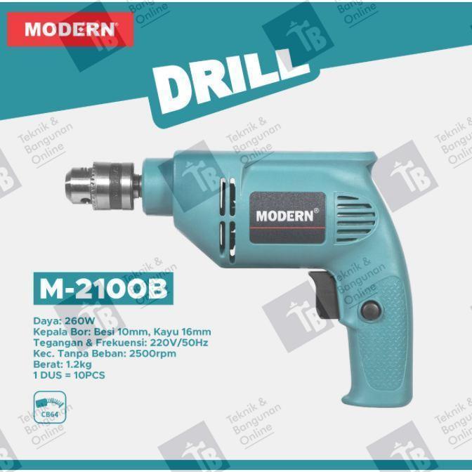 Modern Mesin Bor Tangan M-2100B / Bor listrik M 2100 B ORIGINAL