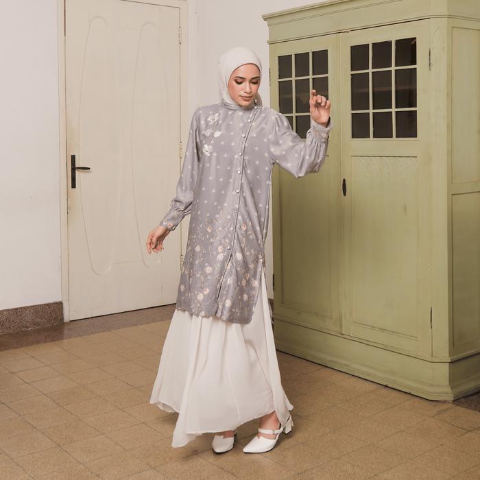 Giyomi Id - Raya Eloise Tunic / Tunik Wanita / Tunik Bahan Fine Poly / Baju Atasan Wanita