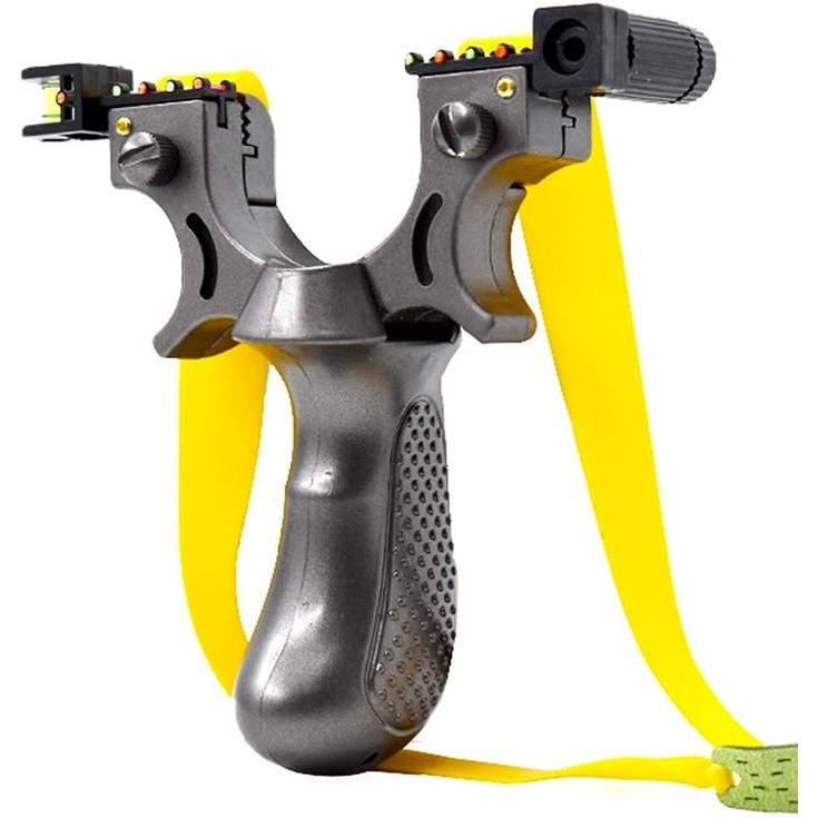 Ketapel Besi Tactical Laser Sight Presisi Slingshot Flatband Waterpass