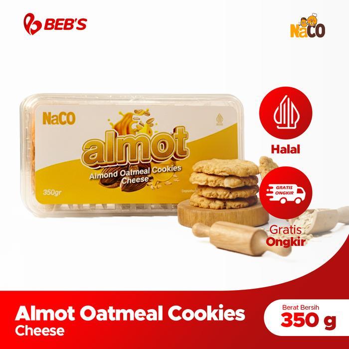 Promo Naco Almot Almond Cookies Kue Gandum Cemilan Sehat Gandum Bergizi