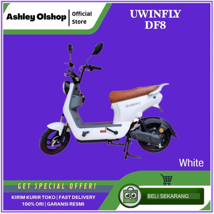 Sepeda Listrik Uwinfly DF8 Dragonfly 8 Uwinfly DF 8 White [ORI RESMI]