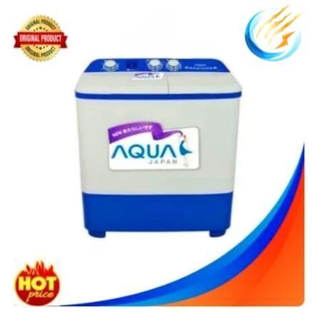 Mesin Cuci Aqua 2 Tabung 8 kg