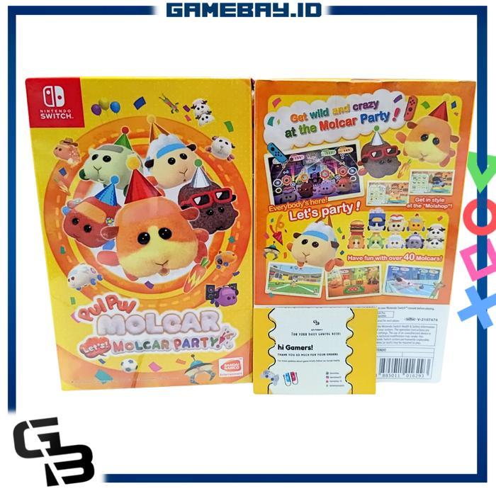 NINTENDO SWITCH PUI PUI MOLCAR LET'S MOLCAR PARTY COLLECTOR / COLLECTOR'S EDITION 