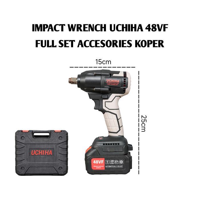 CORDLESS IMPACT WRENCH BRUSHLESS mesin impact pembuka baut UCHIHA new