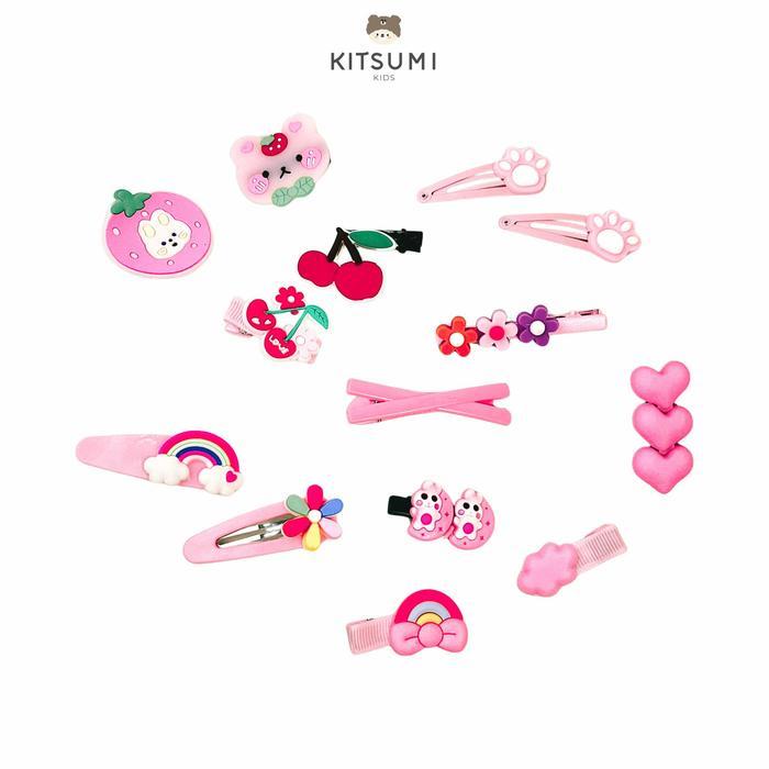 KITSUMI - Jepit Rambut Anak, Jepit rambut karakter, Jepit rambut set, Satu set jepit rambut, Jepitan