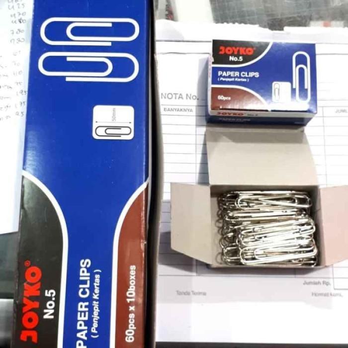 Joyko Trigonal Clip No 5 Paper Clips Klip Kawat Penjepit Kertas 1 Pak