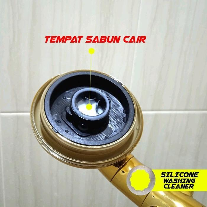 Toto - Gold Shower Sabun Shower Kamar Mandi Hand Shower Gratis Kran Cabang 1/2Inch / Shower Gold 3