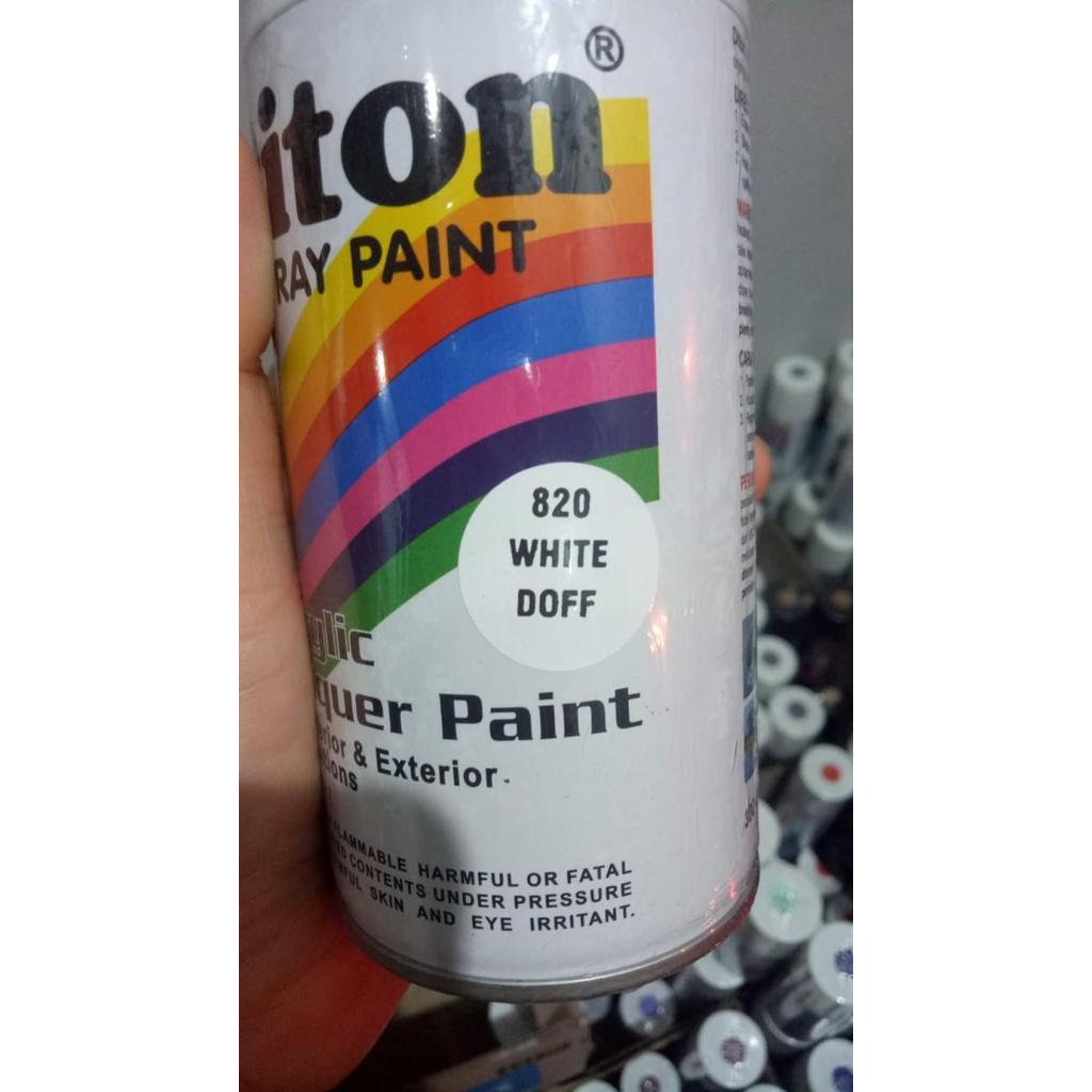 "New" pilok pilox diton white doff 820 300cc putih doff 820 300cc