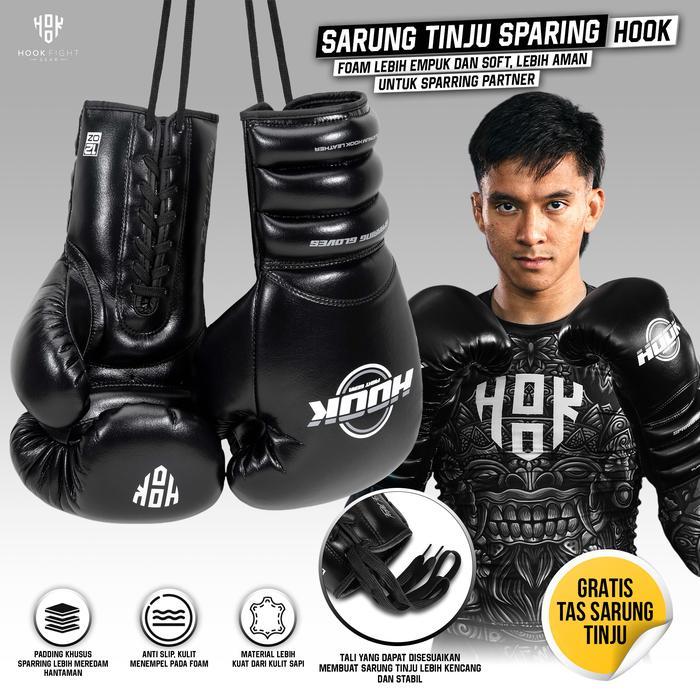Sparring Gloves Hook Spiral, Sarung Tinju Sparring, Sarung Tinju Hook