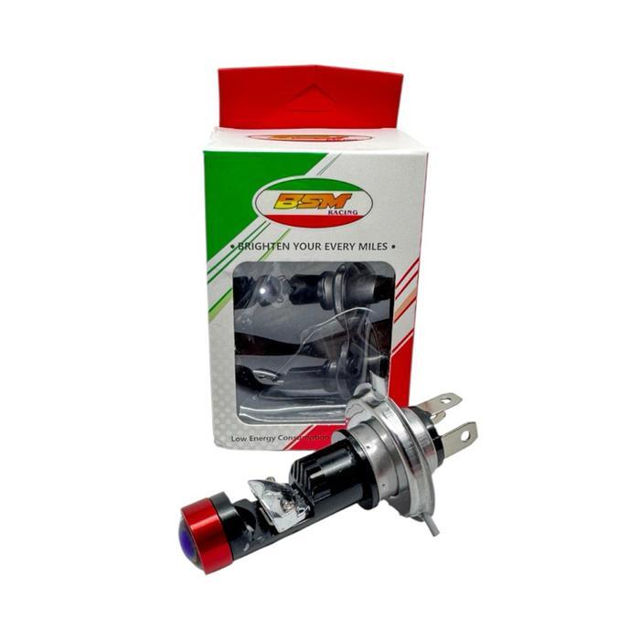 "New" BSM LED LAMPU LED LASER H6 H4 BLUELENS SUPER TERANG DEKAT PUTIH JAUH KUNING Motorcycle