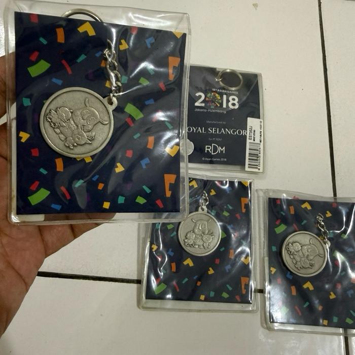 Terlaris Gantungan Kunci Mascot Asian Games 2018 x Royal Selangor SALE