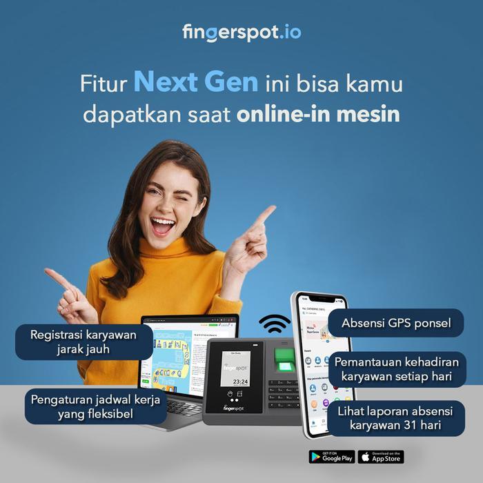 Aplikasi Cloud Mesin Absensi Online Fingerspot.io Realtime Absensi