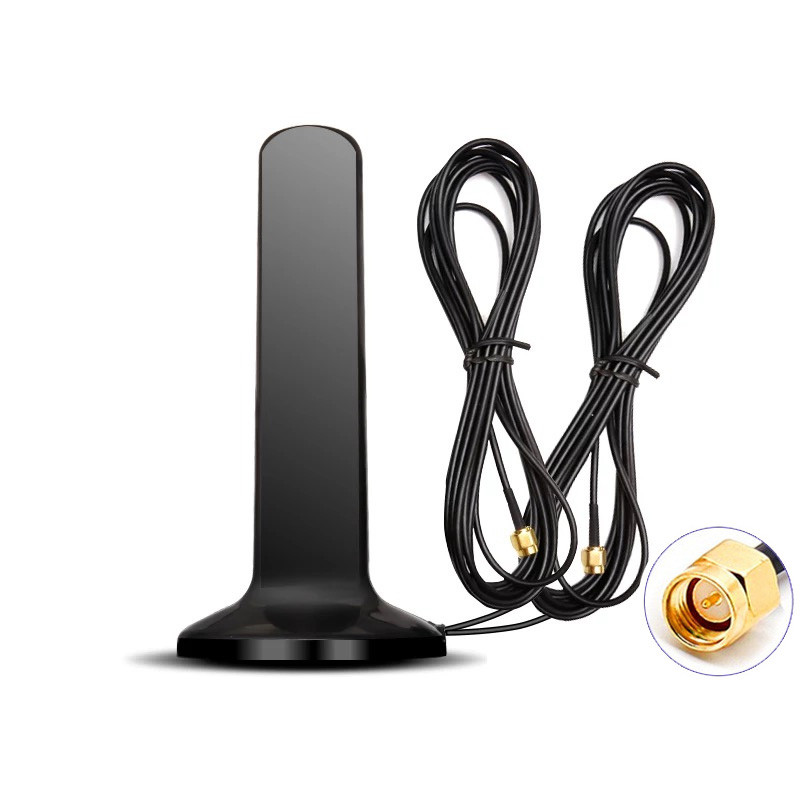 5G 4G GSM   Outdoor 600-6000MHz  12dBi High Gain Omni Magnetic Sucker Antenna  Male TS9 CRC9 for Rou
