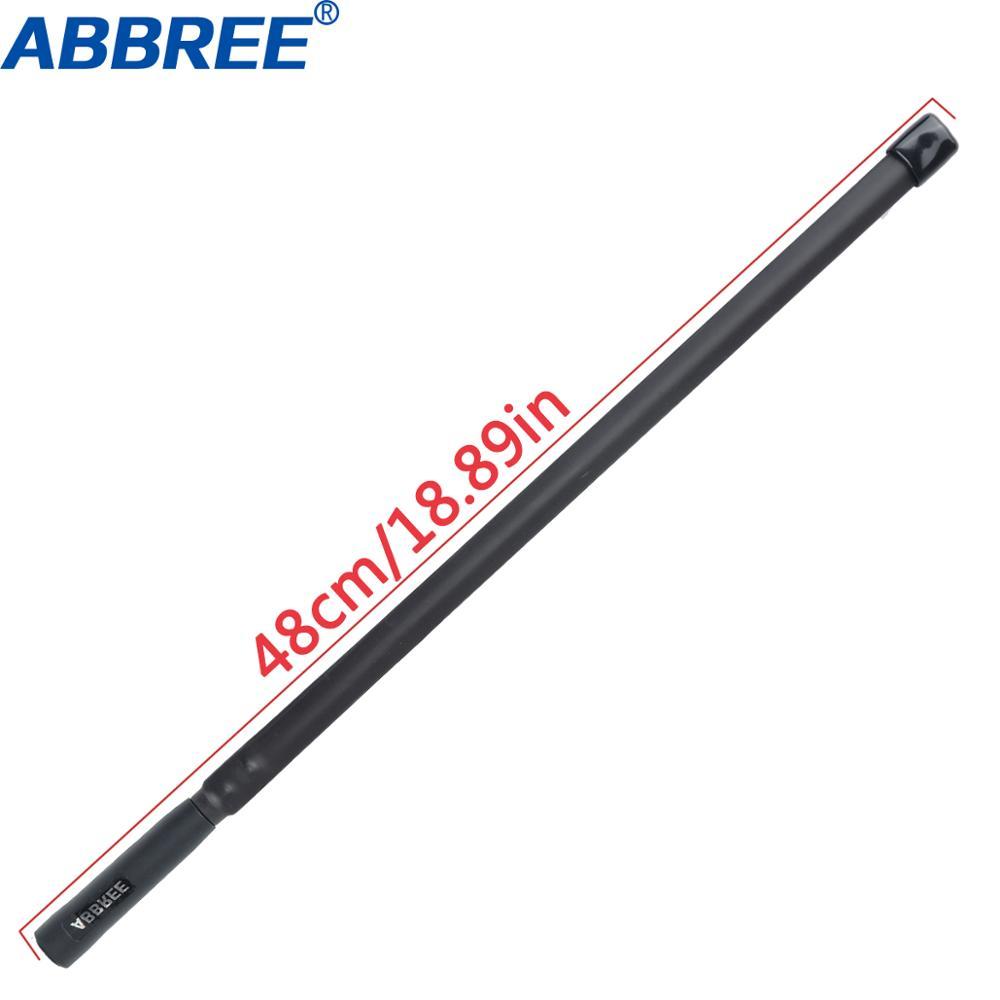 ABBREE Foldable Army CS Tactical BNC VHF UHF Dual Band Antenna For Walkie Talkie