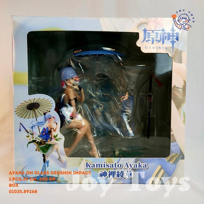 AYAKA ON GLASS 1 PCS GENSHIN IMPACT FIGURE Toy