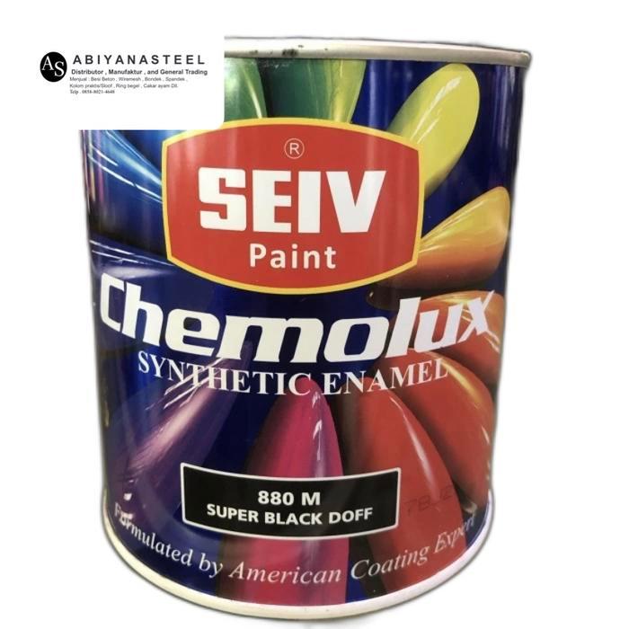 Cat besi seiv black doff / hitam dop