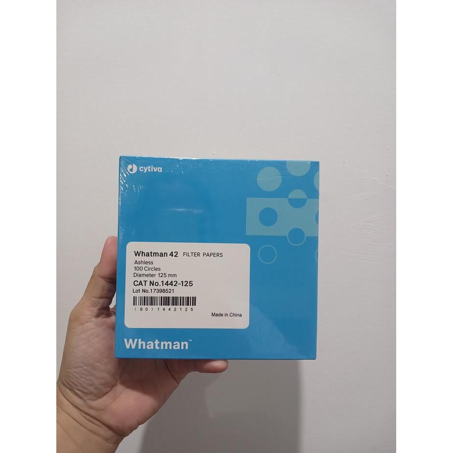 FILTER PAPER WHATMAN NO 42 DIA 125 MM KERTAS SARING WHATMAN 1442-125