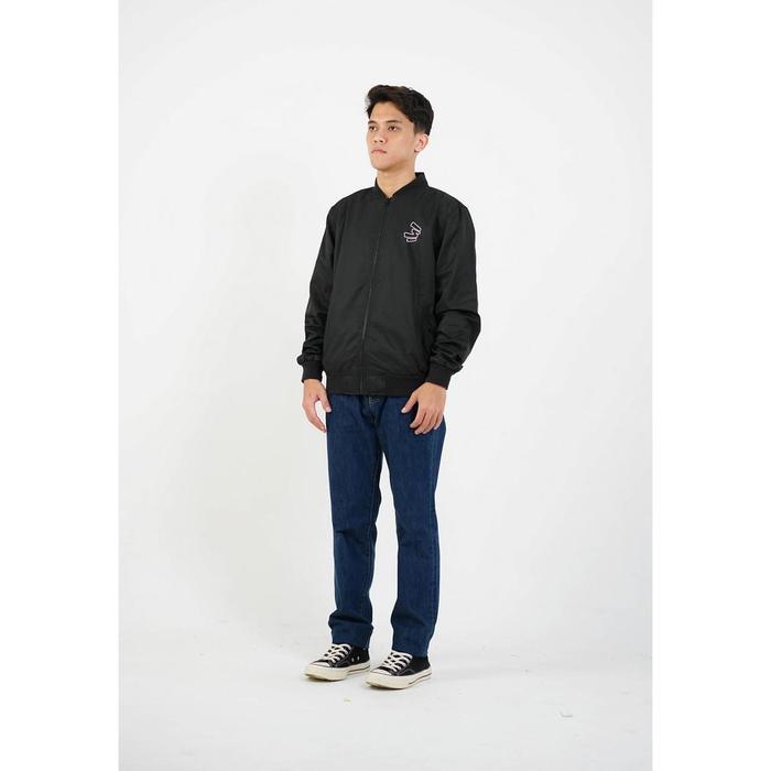 Best Seller 3Second Jaket Bomber Pria Regular Fit Taslan Kazu Ol-C051224 Original