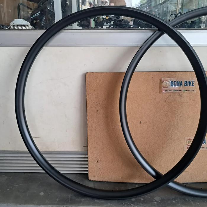 Rims 27.5 inch Patrol Dominate lebar 35mm Black - Velg Sepeda 32H - Pentil presta - rim