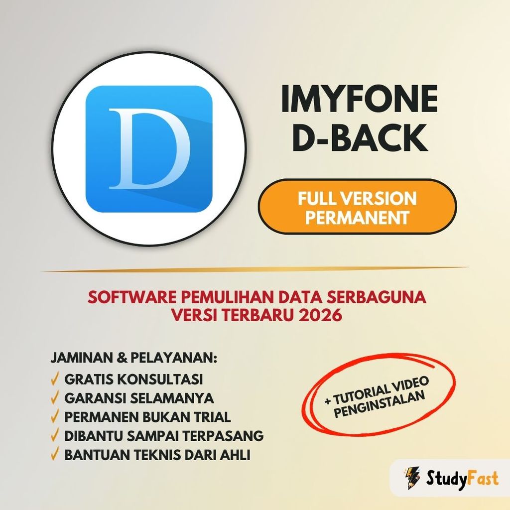 iMyfone D-Back 2026 Original Lifetime (WIN) + Tutorial Instalasi Lengkap