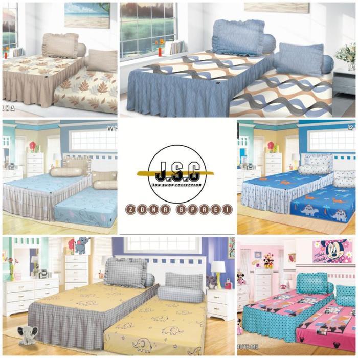 Sprei Sorong 2In1 My Love 120X200 Motif Terlaris
