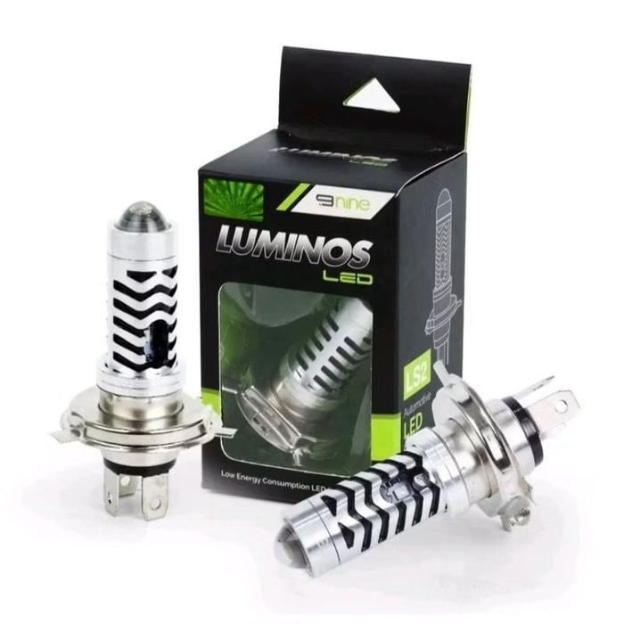 Lampu Led Depan H4 Mx King Vixion Scoopy Verza Byson Ls2 Luximos 9Nine Laser Hs1 Putih Kuning