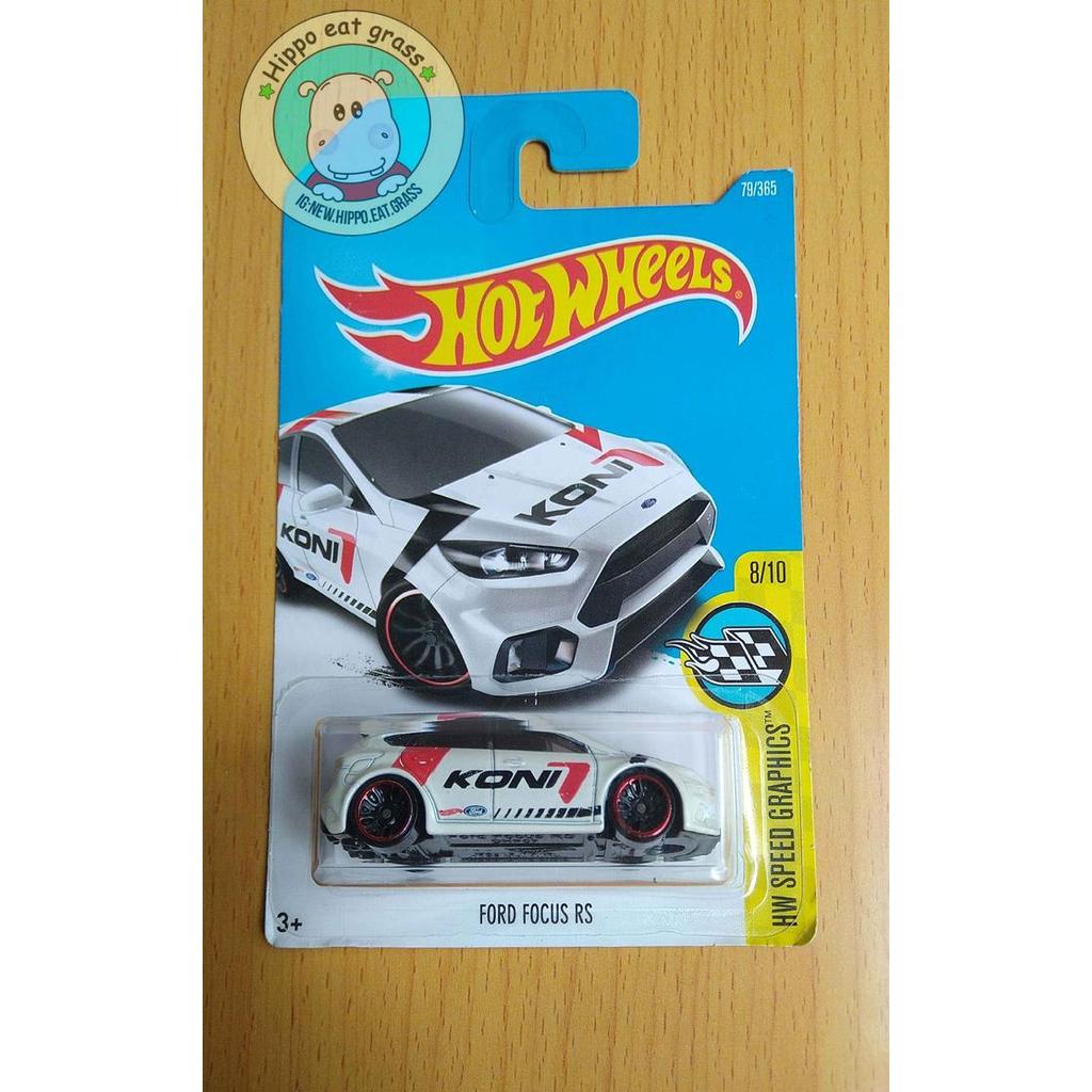 Hot Wheels Hotwheels Ford Focus RS Koni Putih