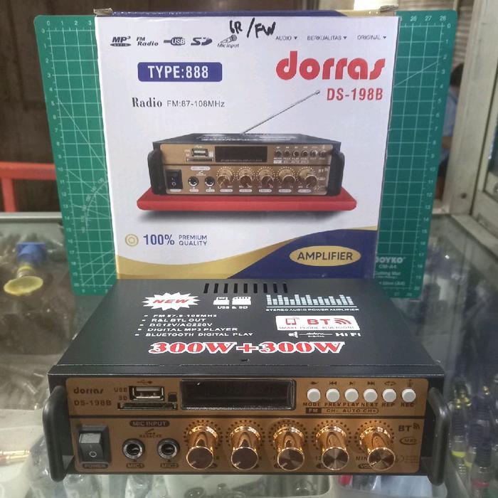 Power Mini Amplifier DORASS DS198B 300+300 Watt