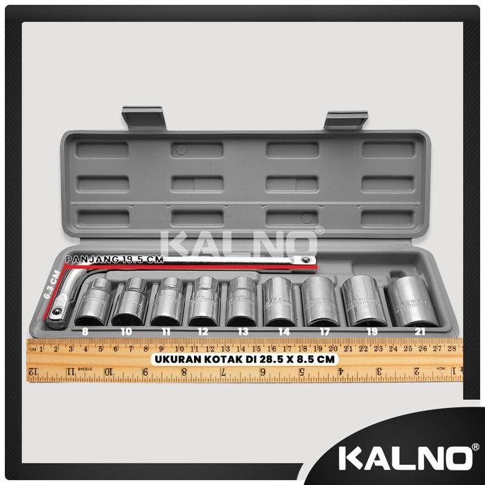 Kunci Sok 10 Pcs - Kunci Mobil, Motor, Perkakas Tukang Dan Bengkel