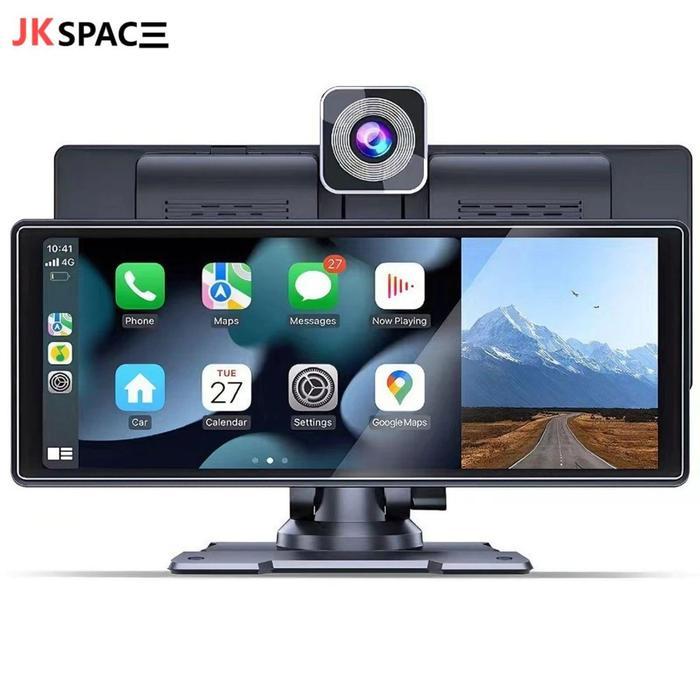 Ready JK Nirkabel IOS Carplay&Android Auto 10+Kamera Layar Sentuh Mobil Navigasi Pemutar Video