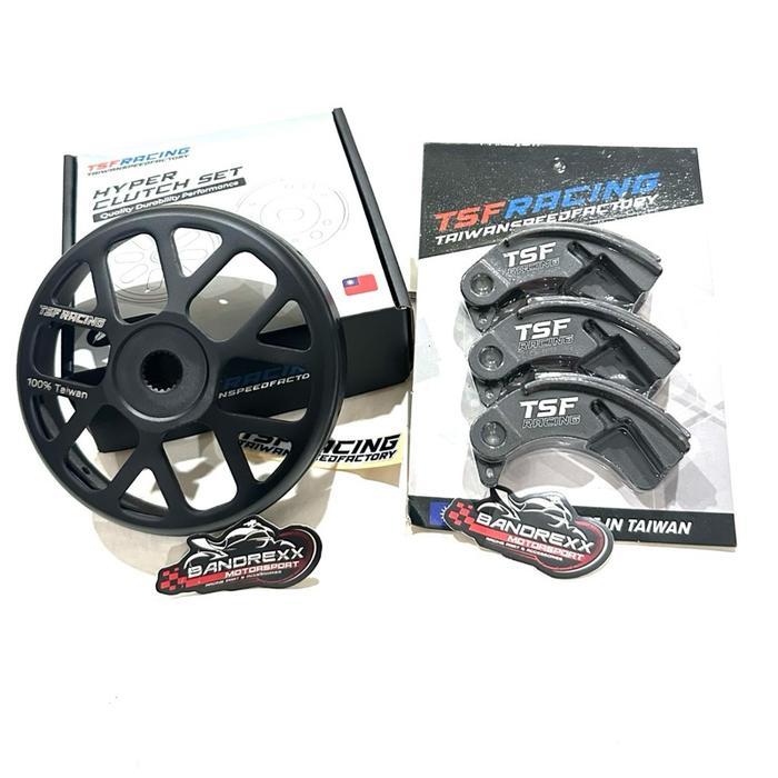 Paket Kampas Ganda Tsf+Mangkok Ganda Tsf Racing For Pcx 150-Pcx 160-Vario 150-Vario 160-Vario