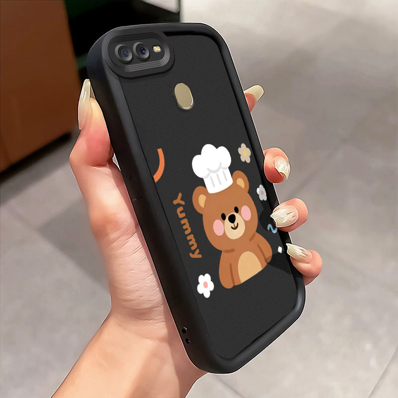 Casing Hp OPPO A7 OPPO A5s OPPO A12 OPPO A12S A11k Case Koki Beruang Kecil Kasing silikon Cesing Bag