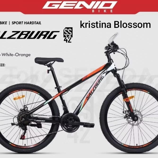 Sepeda MTB 26 inch mountain bike Genio Salzburg 8 speed