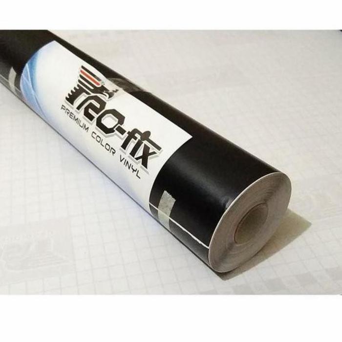 SKOTLET HITAM DOFF 1 ROLL STIKER SKOTLET MOTOR HITAM DOFF L 45 X P 15