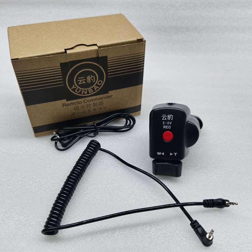 Kontrol Zoom Jarak Jauh Camcorder untuk Panasonic PV100 AG-AC30 AG-UX180 90MC dan Sony LANC A1C 2000